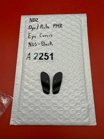 NDZ Dye/Proto PMR Eye Covers NOS-BLack - used paintball eye covers - black