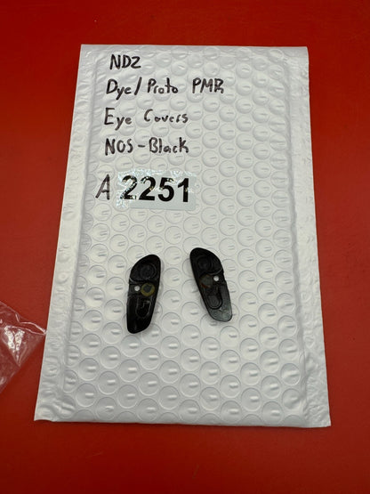 NDZ Dye/Proto PMR Eye Covers NOS-BLack - used paintball eye covers - black