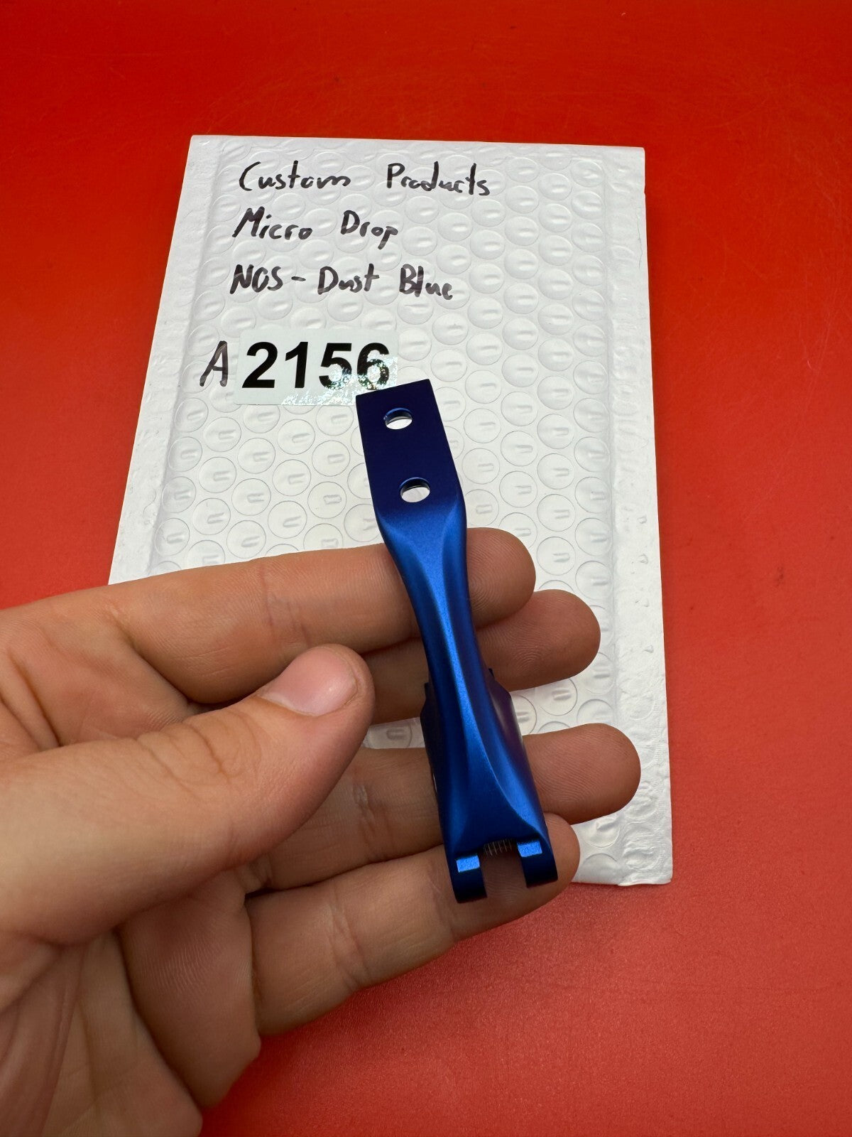 Custom Products Micro Drop NOS-Dust Blue - used paintball trigger - dust blue