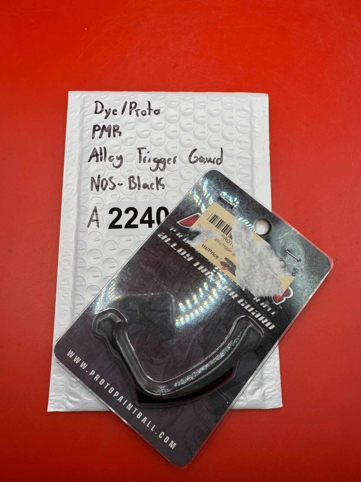 Dye/Proto PMR Alloy Trigger Guard NOS-Black - used paintball trigger guard - black
