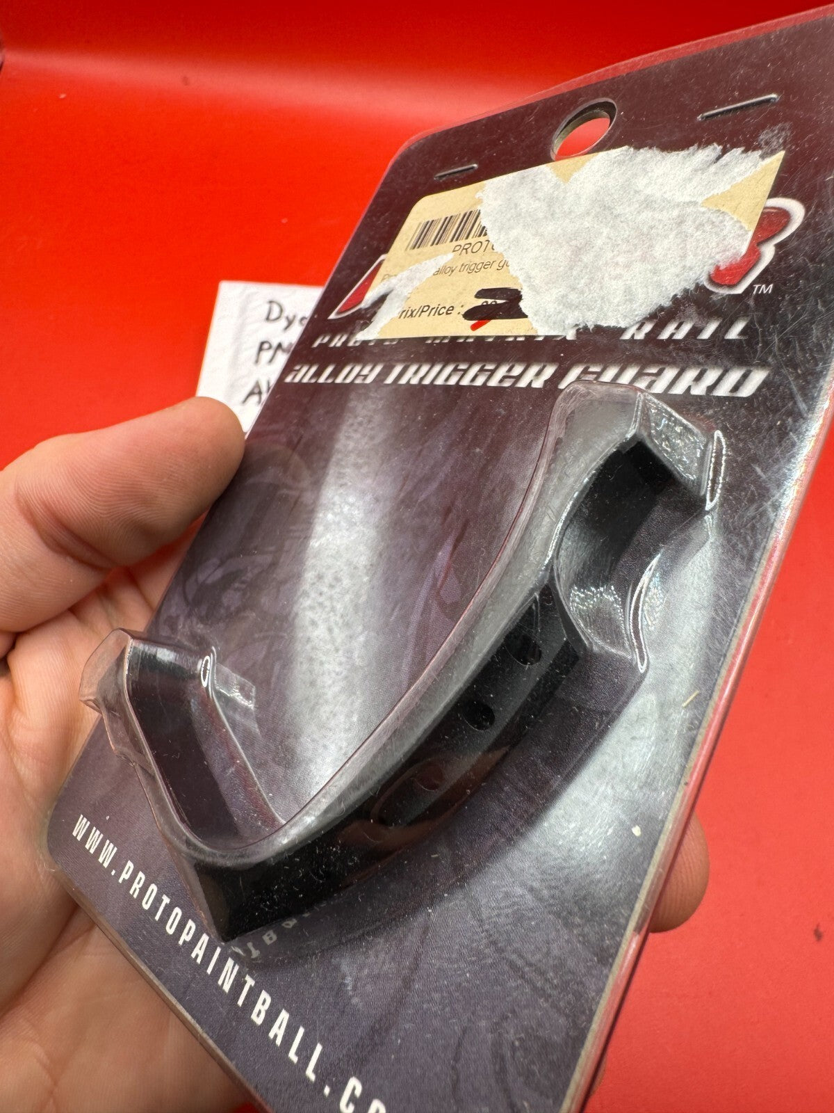 Dye/Proto PMR Alloy Trigger Guard NOS-Black - used paintball trigger guard - black