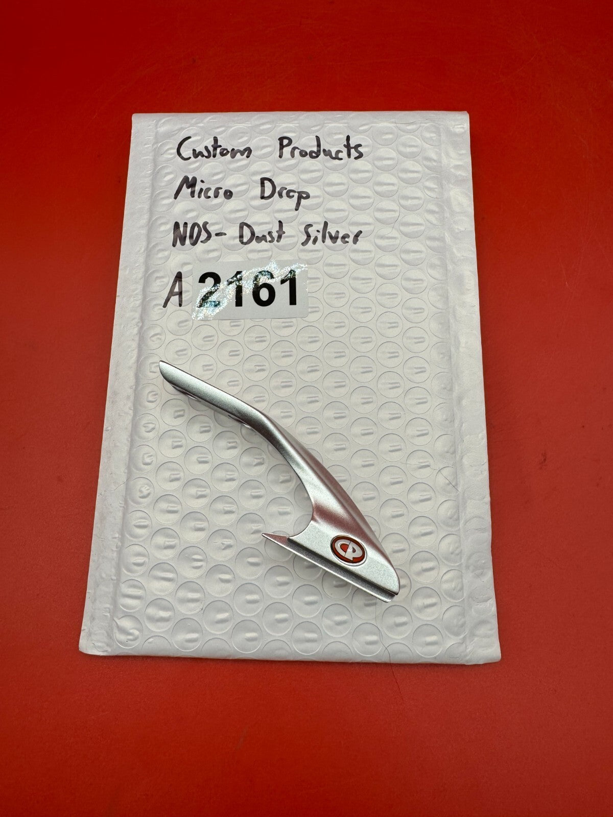 Custom Products Micro Drop NOS-Dust Silver - used paintball trigger - dust silver