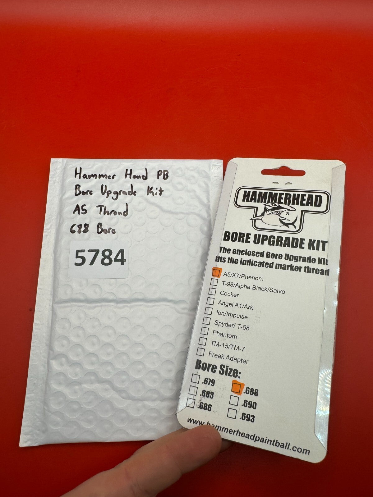Hammer Head PB Bore Upgrade Kit A5 Thread 688 Bore