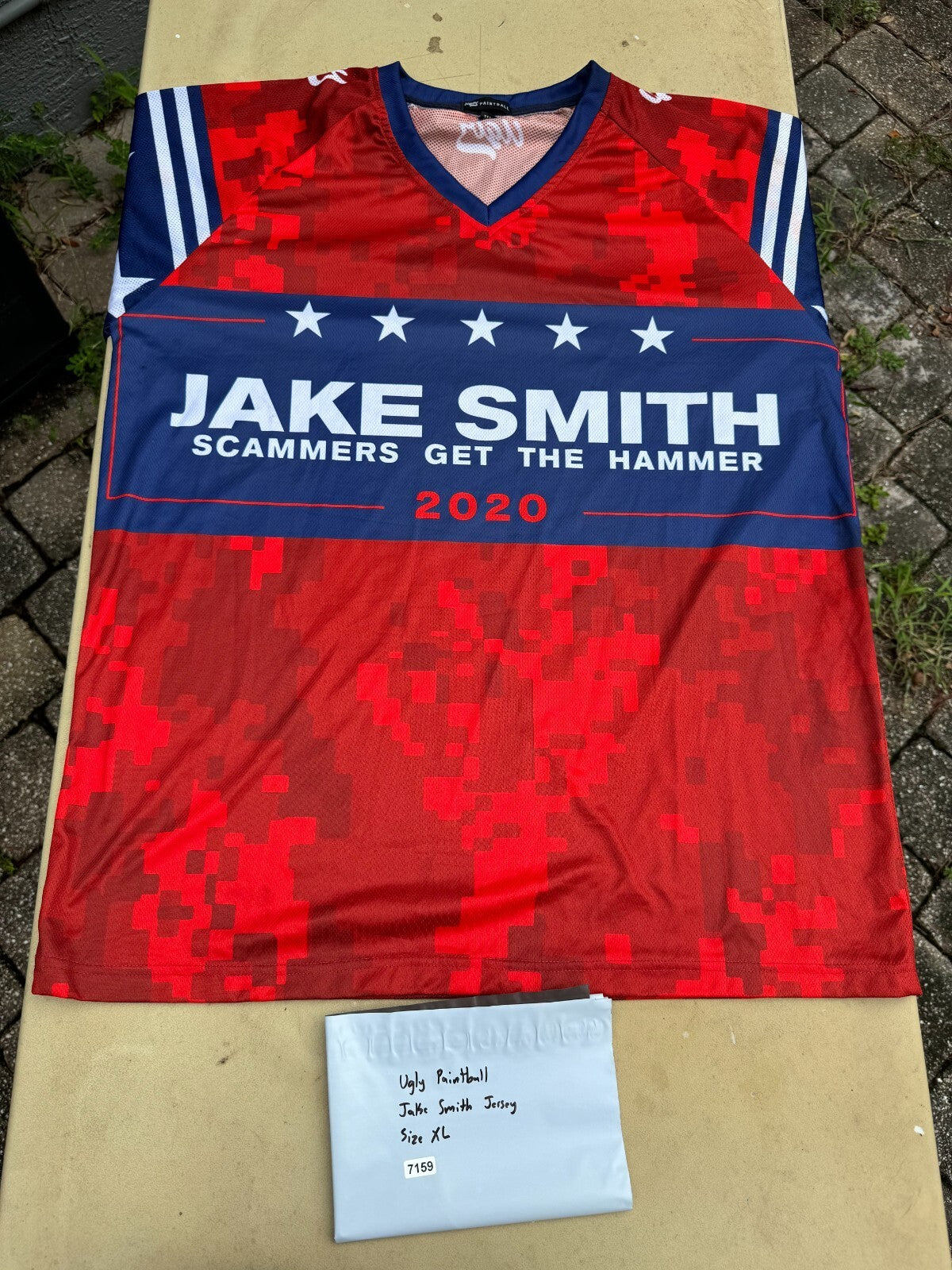Ugly Paintball Jake Smith Jersey Size XL
