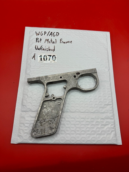 WGP/AGD Pot Metal Paintball Marker Frame Unfinished