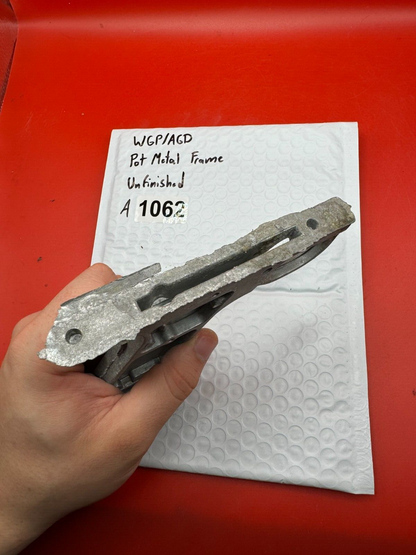 WGP/AGD Pot Metal Paintball Marker Frame Unfinished
