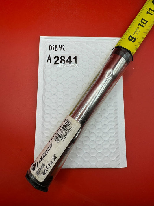 Dye SS Angel Threaded .688 Paintball Barrel Back - used paintball barrel back - red/silver