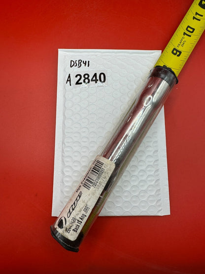 Dye SS Angel Threaded .688 Paintball Barrel Back - used paintball barrel back - silver/red anno