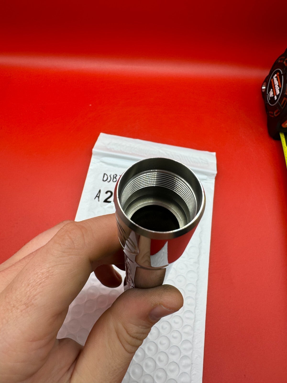 Dye SS Angel Threaded .688 Paintball Barrel Back