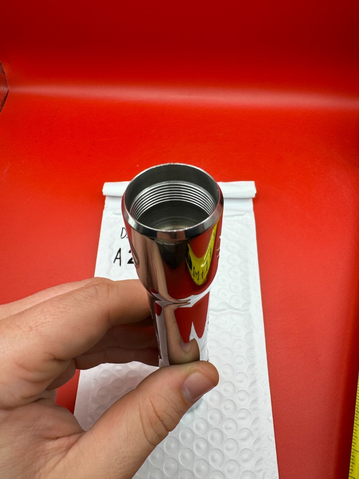 Dye SS Angel Threaded .688 Paintball Barrel Back