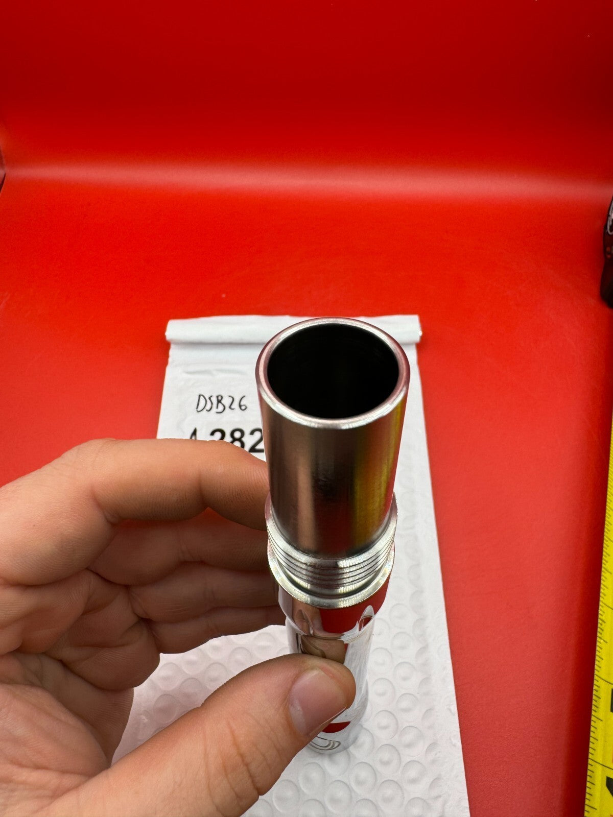 Dye SS Angel Threaded .688 Paintball Barrel Back