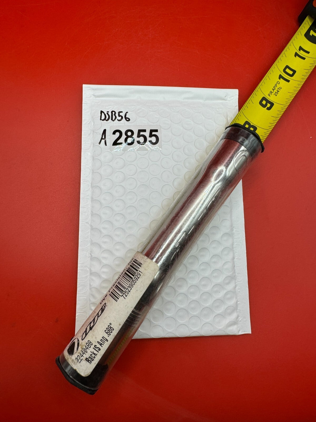 Dye SS Angel Threaded .688 Paintball Barrel Back