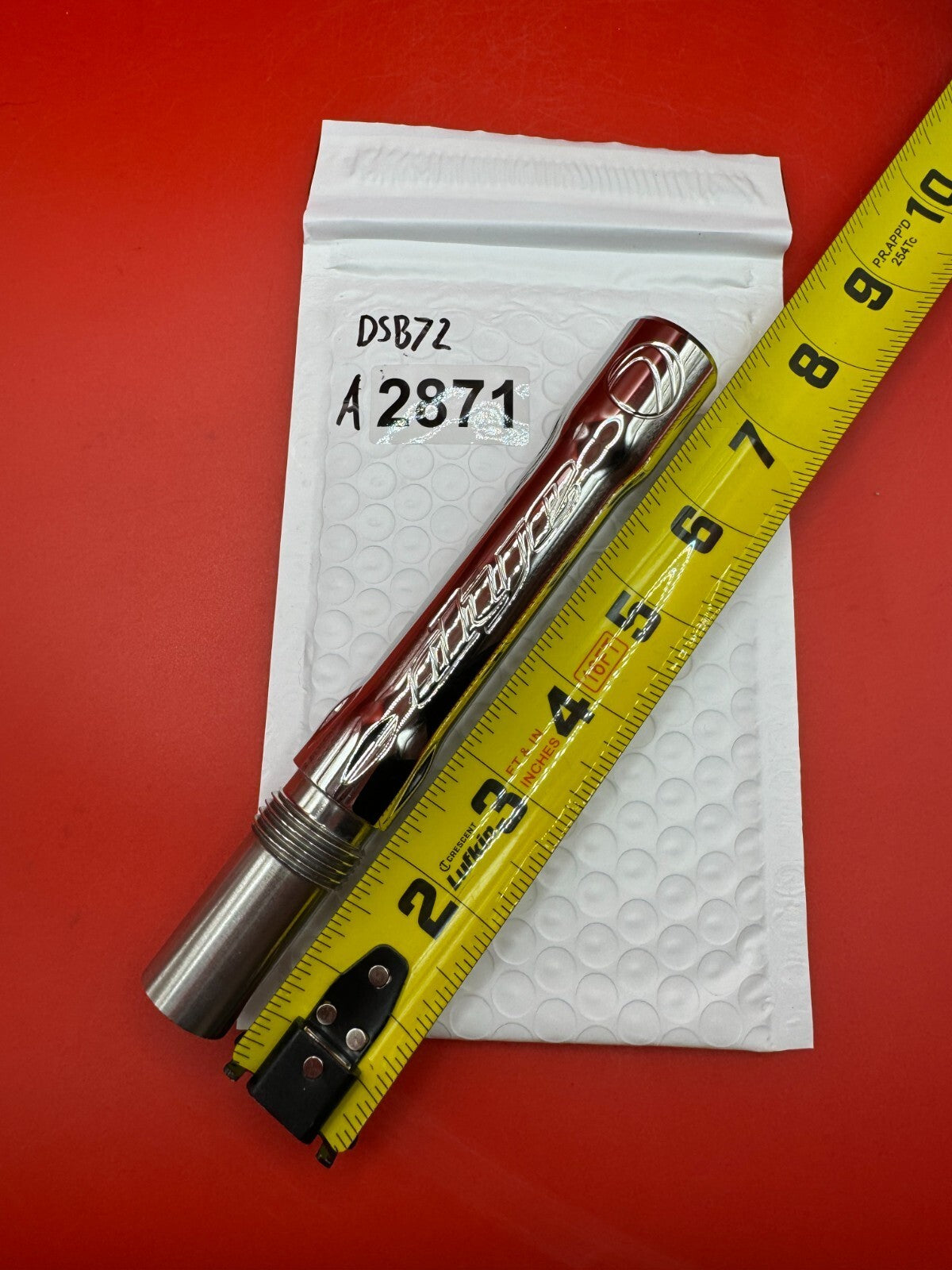 Dye SS Angel Threaded .688 Paintball Barrel Back