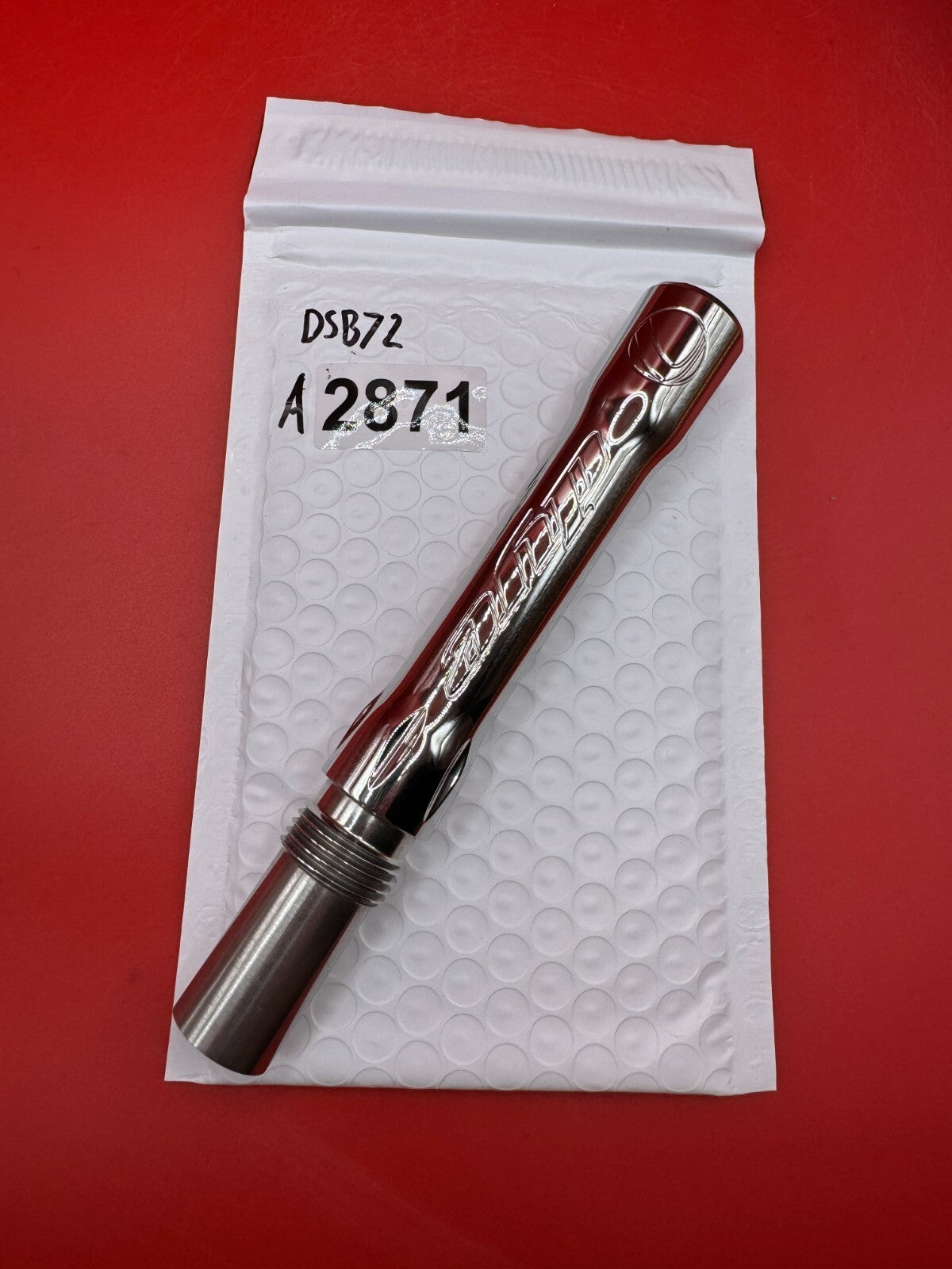 Dye SS Angel Threaded .688 Paintball Barrel Back