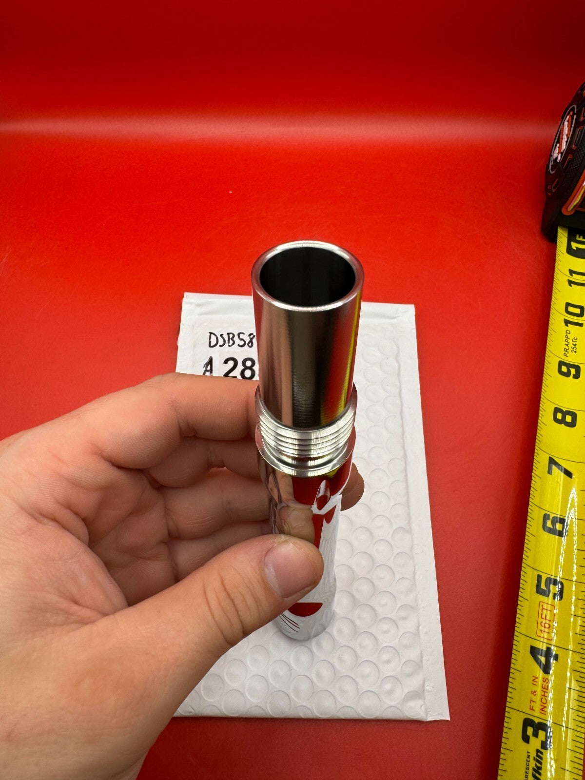 Dye SS Angel Threaded .688 Paintball Barrel Back