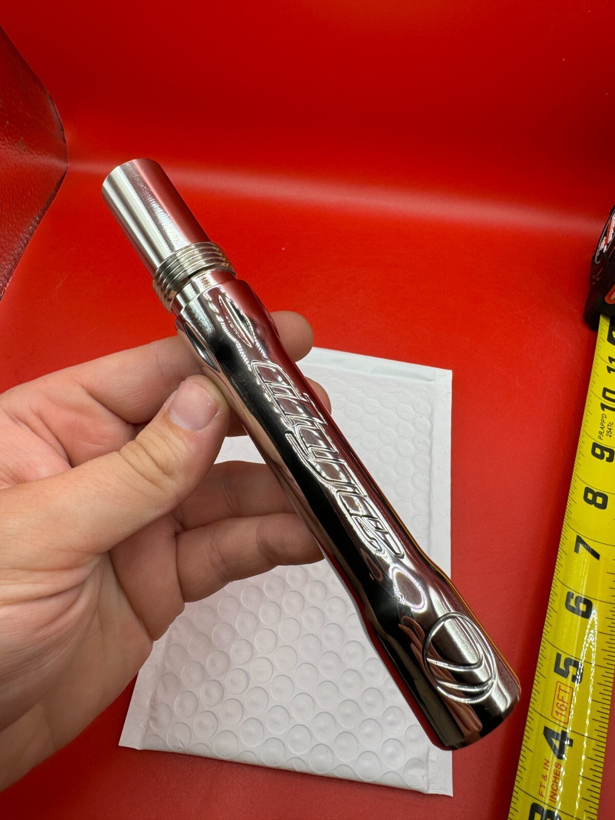 Dye SS Angel Threaded .688 Paintball Barrel Back