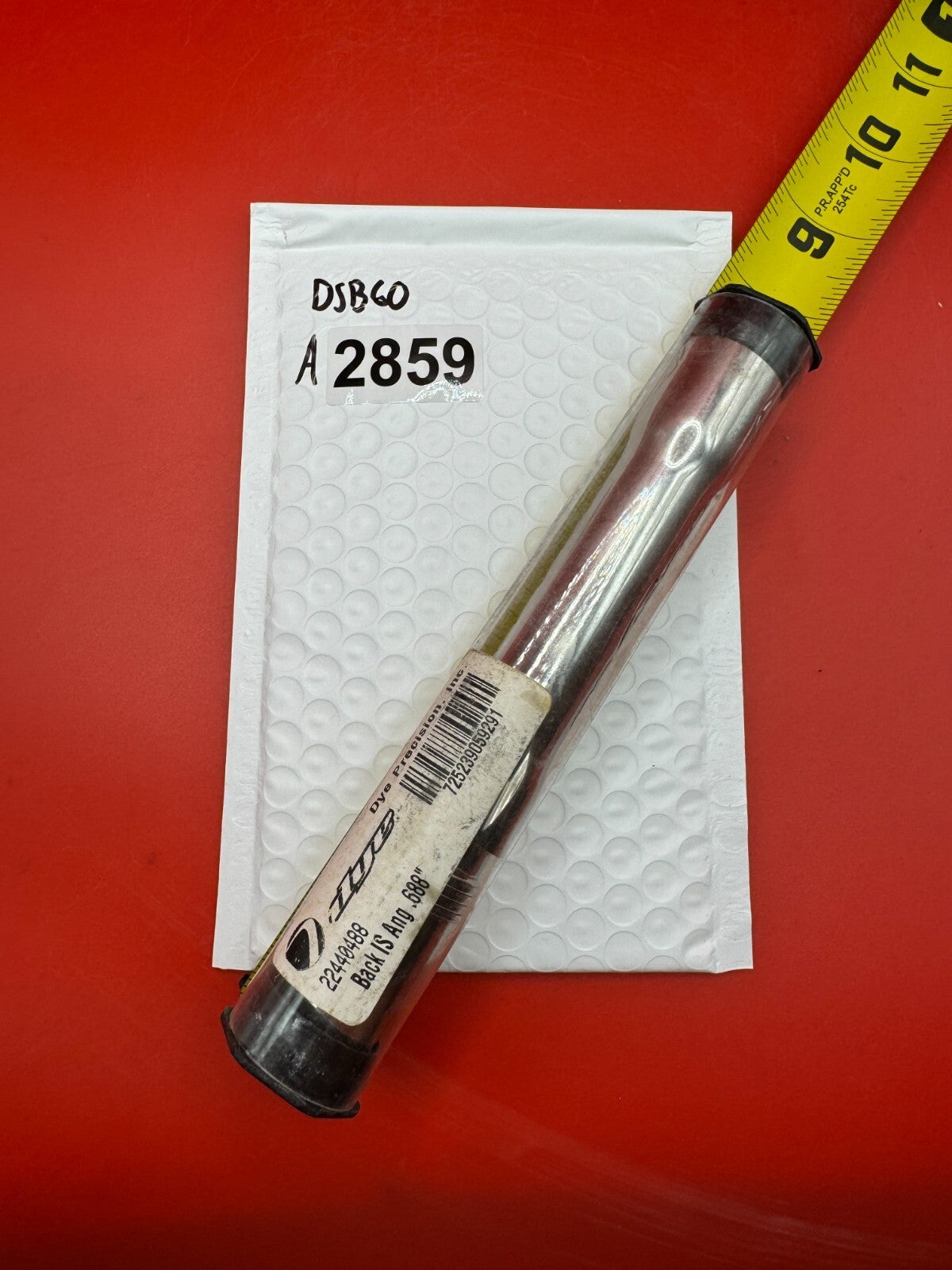 Dye SS Angel Threaded .688 Paintball Barrel Back