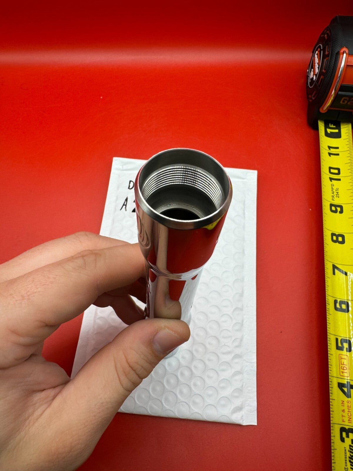 Dye SS Angel Threaded .688 Paintball Barrel Back