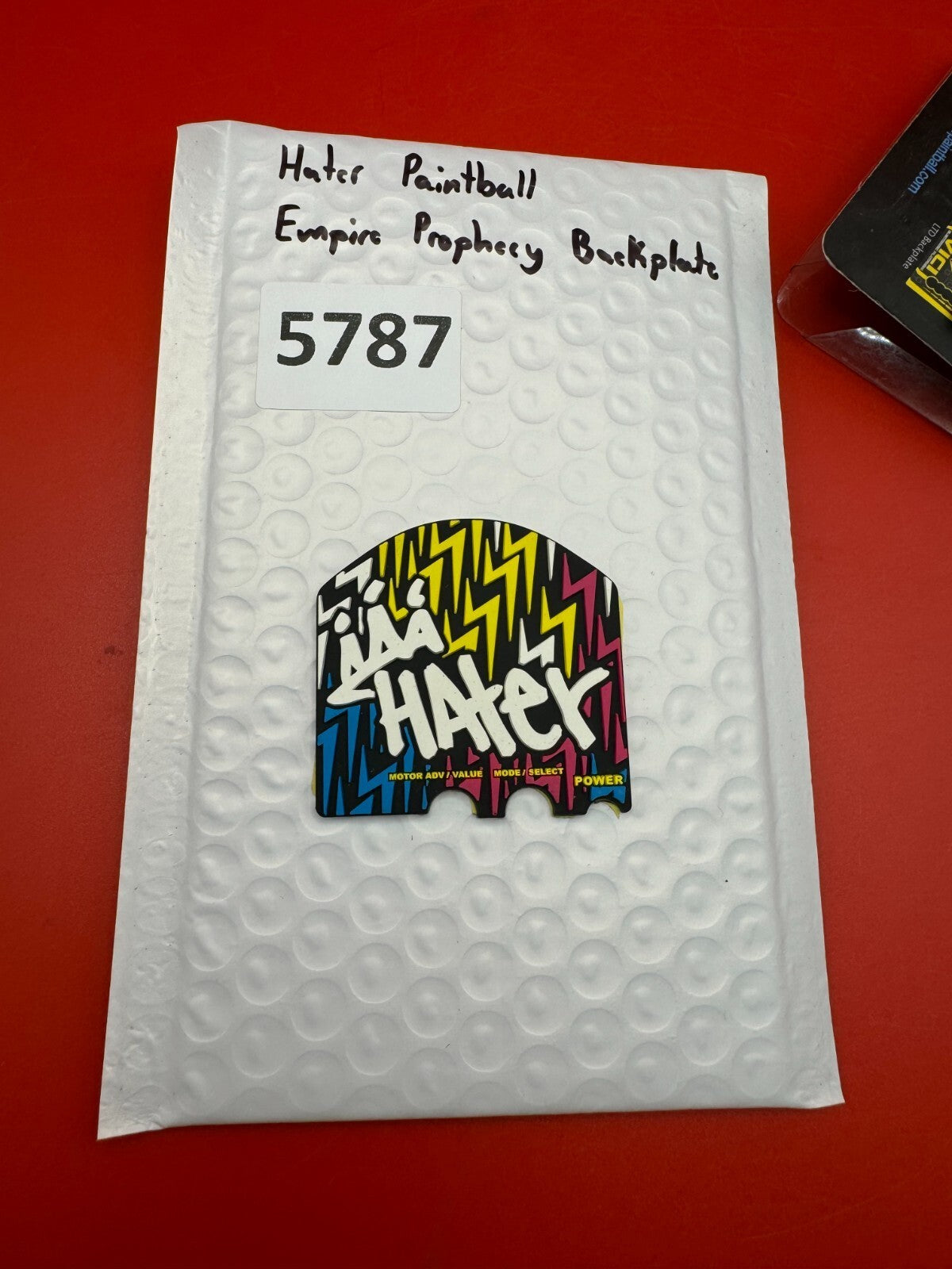 Hater Paintball Empire Prophecy Backplate