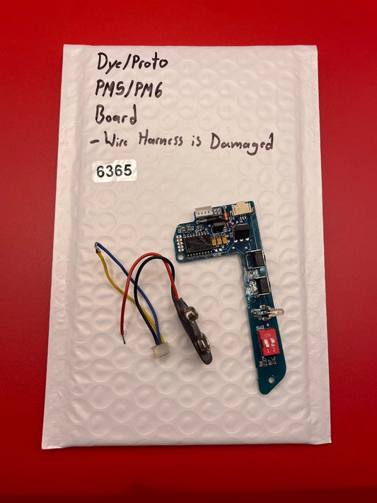 Dye/Proto PM5/PM6 Board - Wire Harness is Damaged