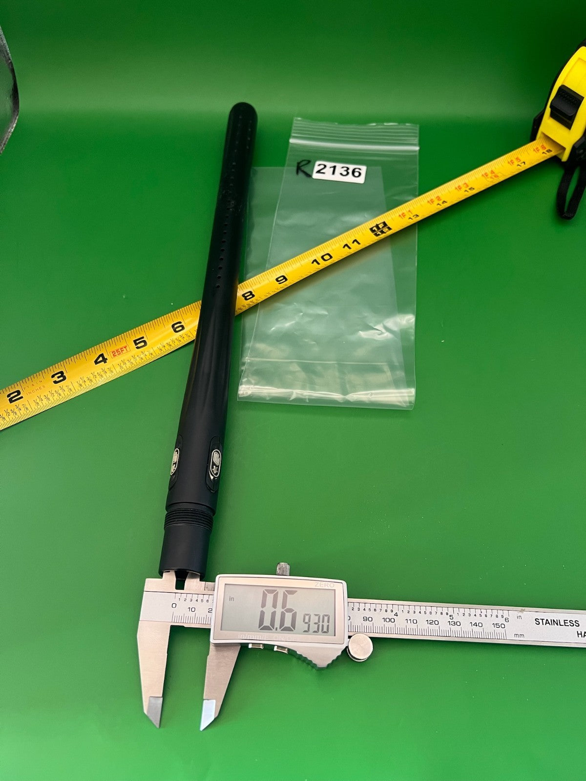 Planet Eclipse Autococker Thread Shaft 1 Barrel - Black