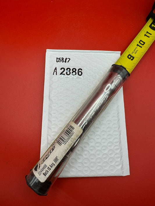 Angel Dye Back .688 Stainless Steel - used paintball barrel back - red/silver