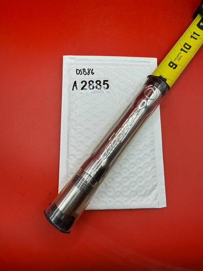 Angel Dye Back .688 Stainless Steel - used paintball barrel back - silver