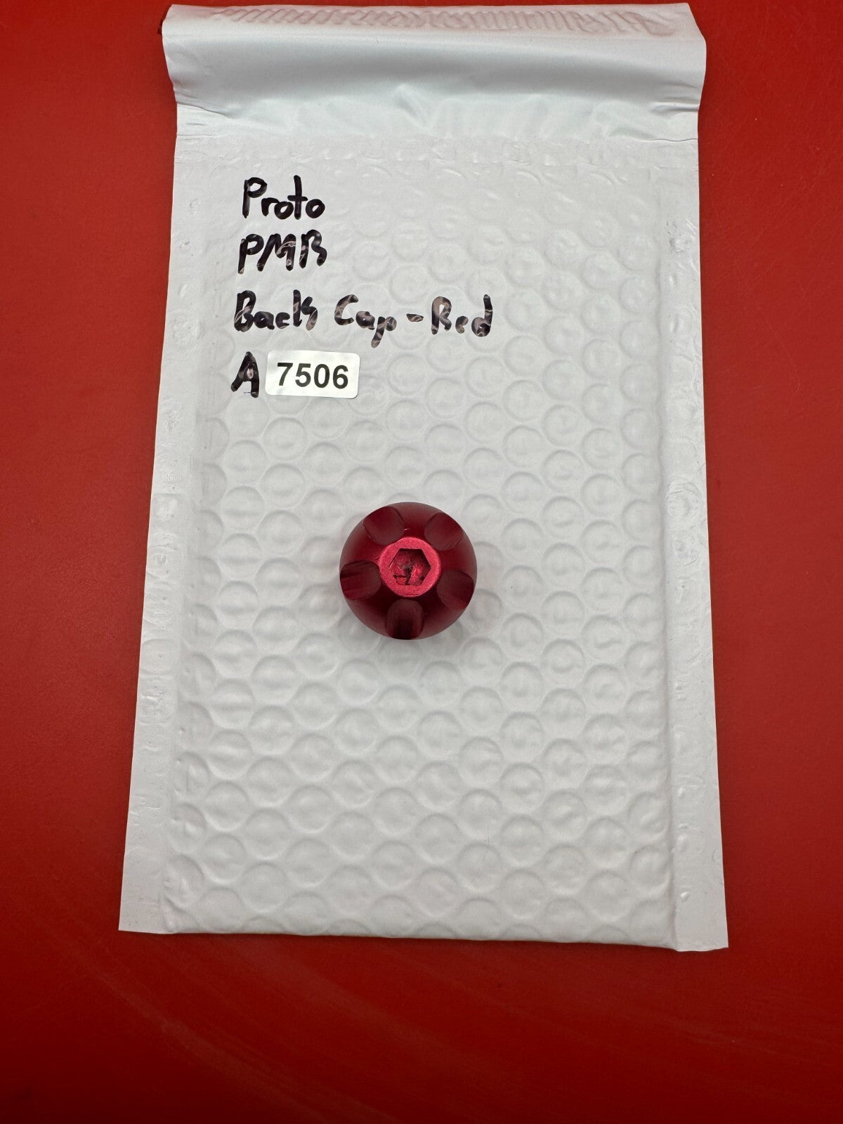 Proto PMR Back Cap - Red