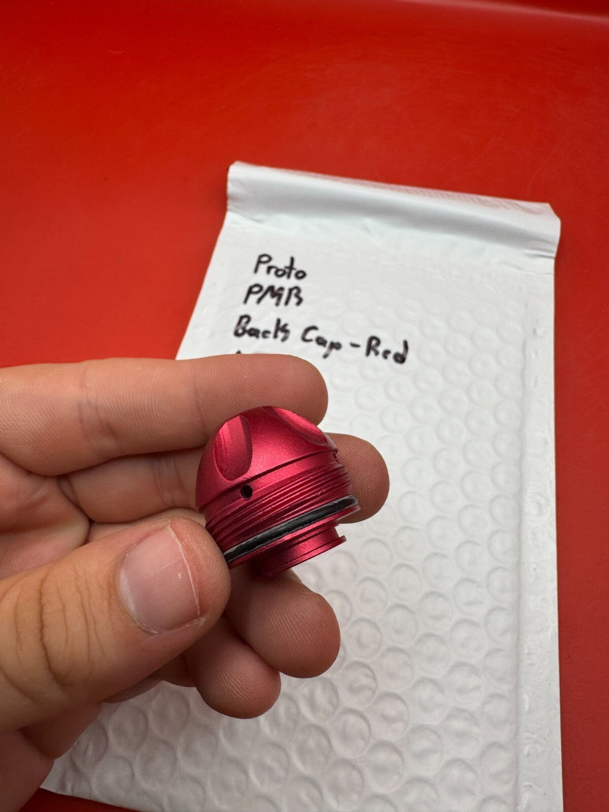 Proto PMR Back Cap - Red