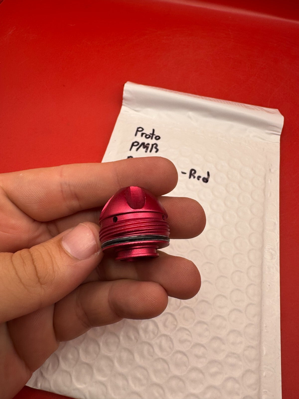 Proto PMR Back Cap - Red