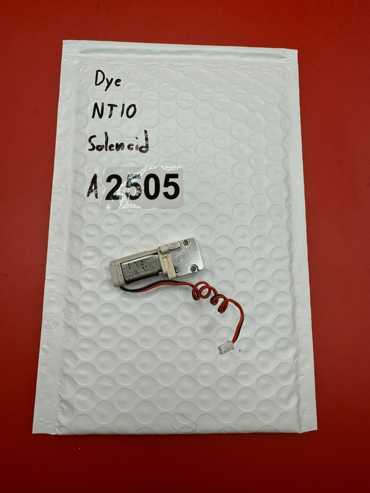 Dye NT10 Solenoid - used paintball solenoid - silver