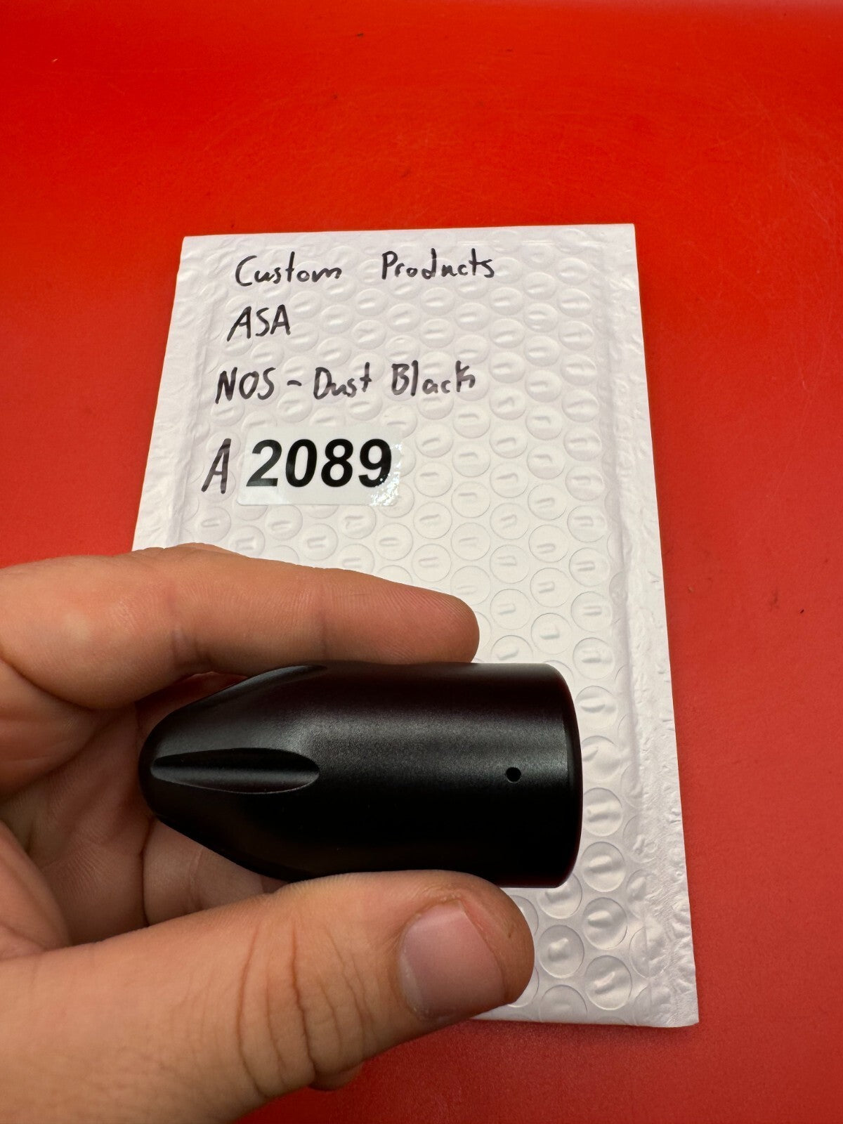 Custom Products ASA NOS-Dusk Black - used paintball on/off asa - dust black