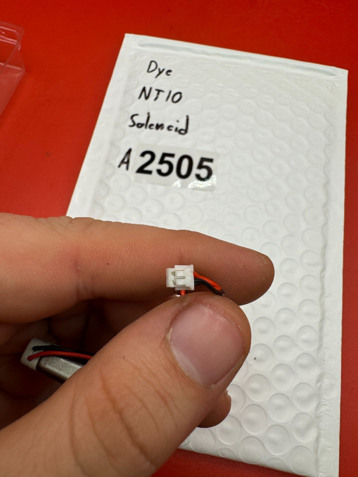 Dye NT10 Solenoid - used paintball solenoid - silver
