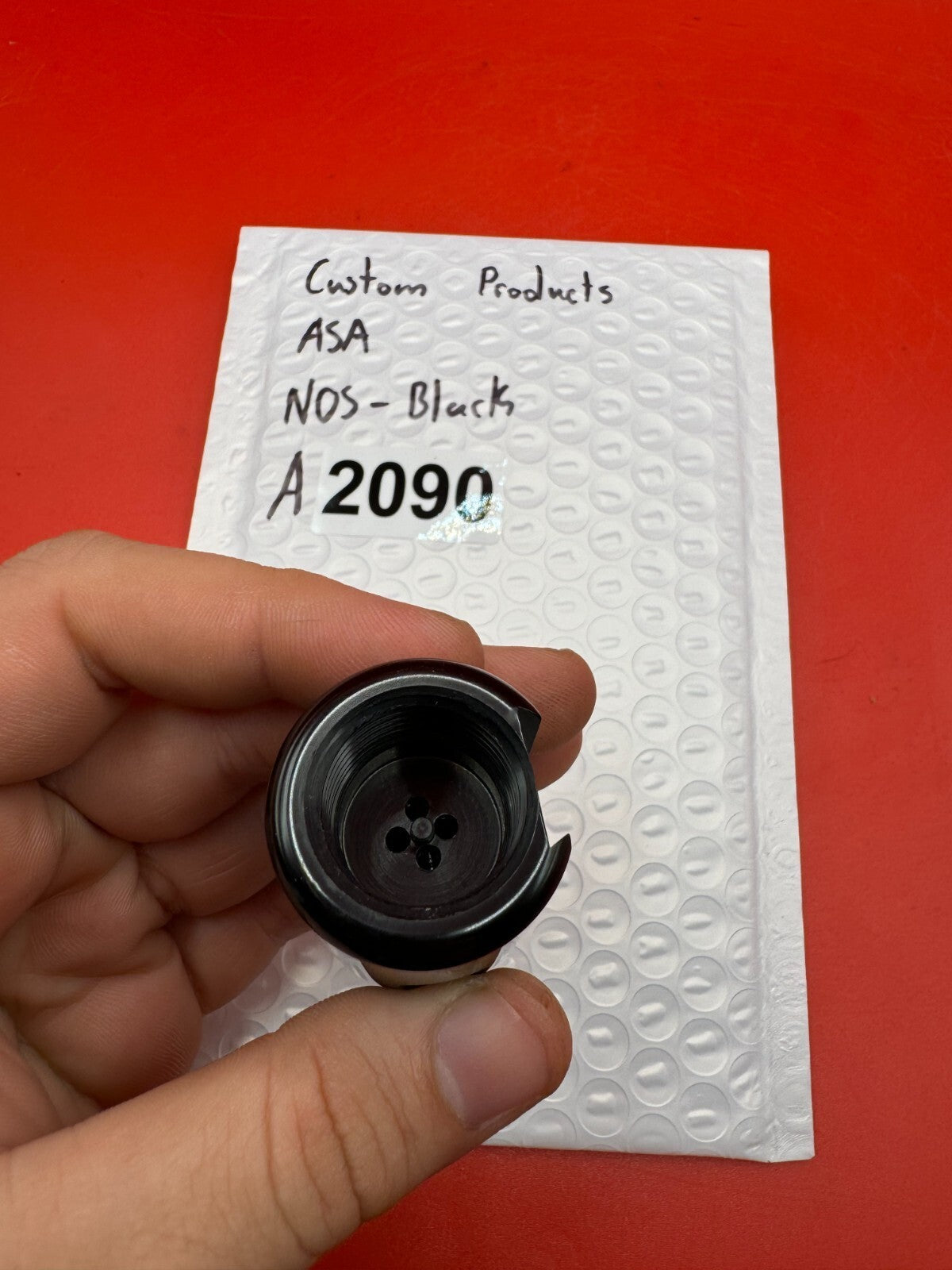 Custom Products ASA NOS-Black - used paintball on/off asa - black