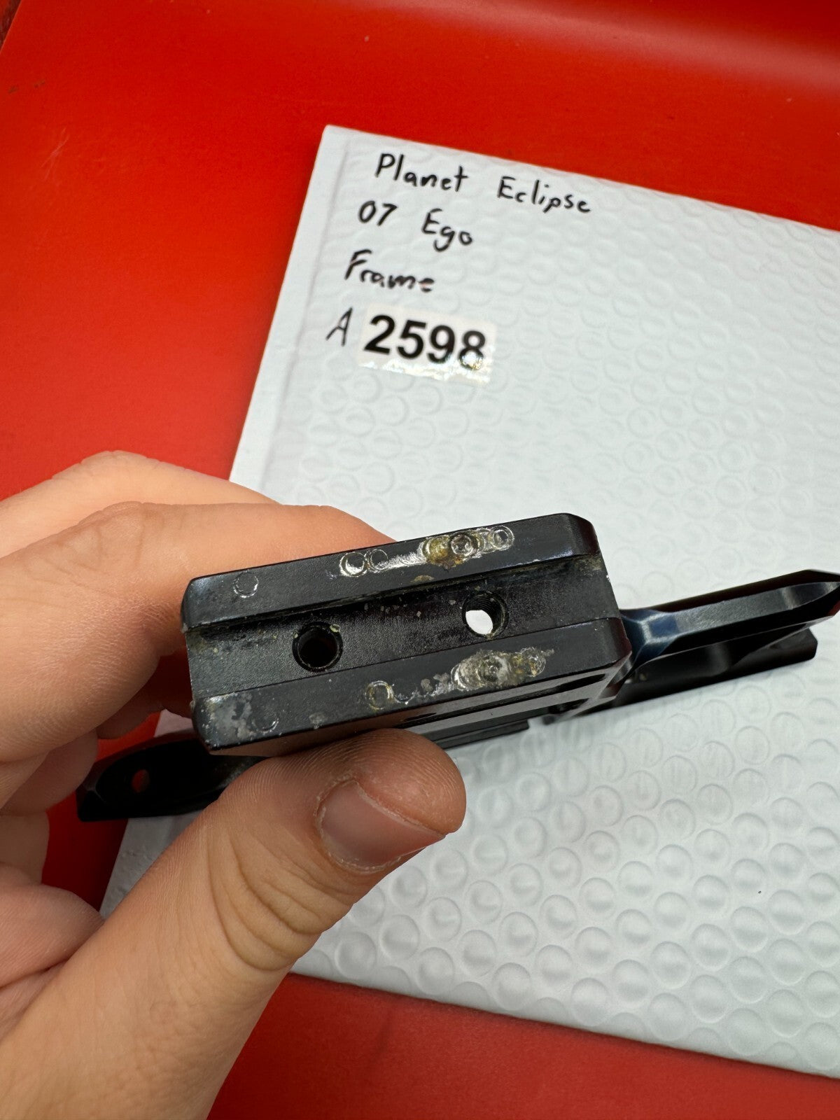 Planet Eclipe O7 Ego Frame - used paintball trigger frame - black