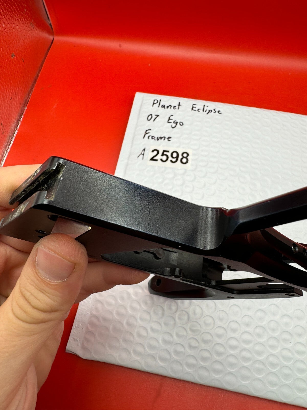 Planet Eclipe O7 Ego Frame - used paintball trigger frame - black
