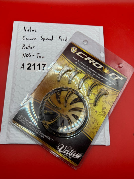 Virtue Crown Speed Feed Rotor  NOS-Tan