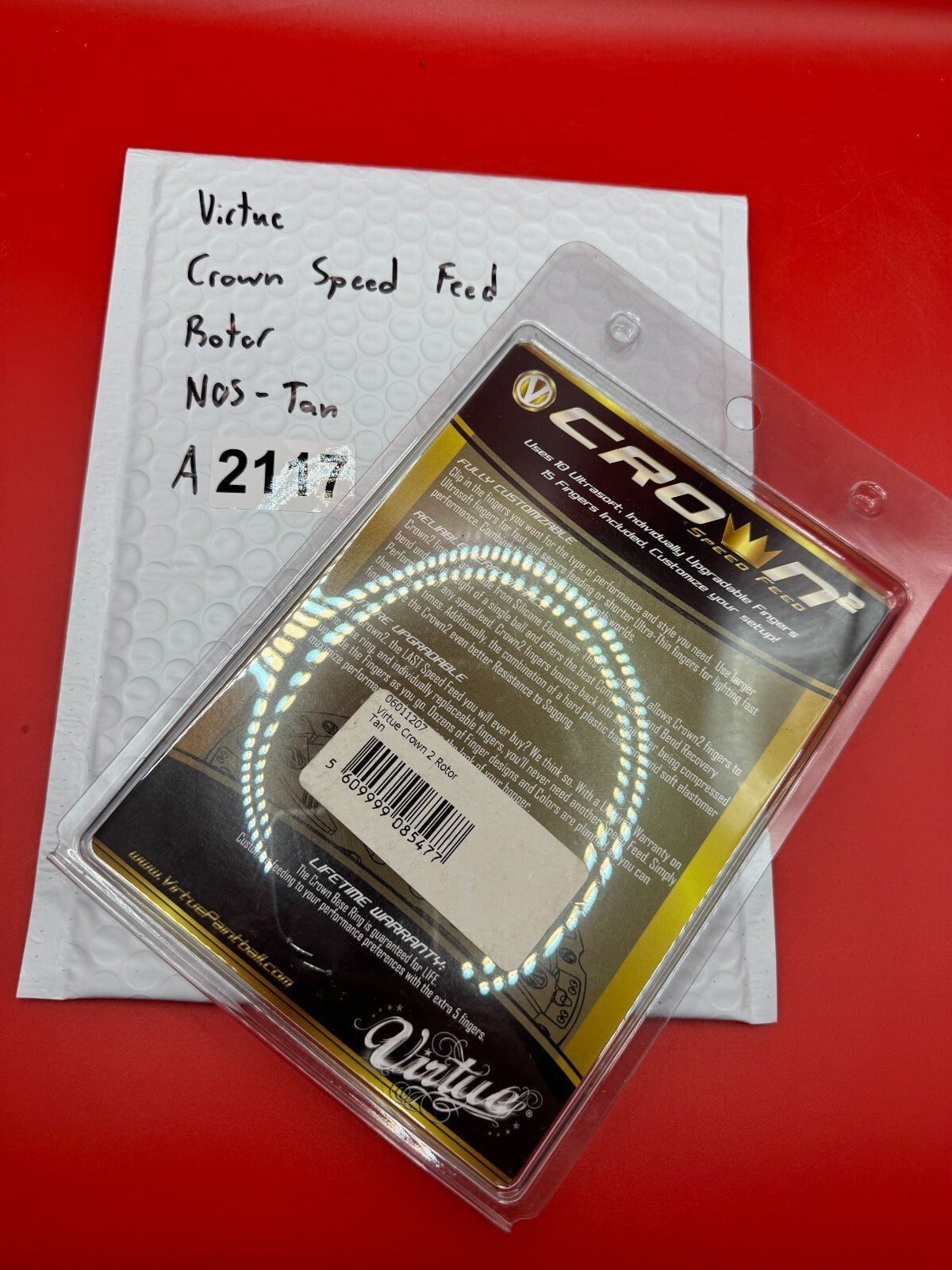 Virtue Crown Speed Feed Rotor  NOS-Tan