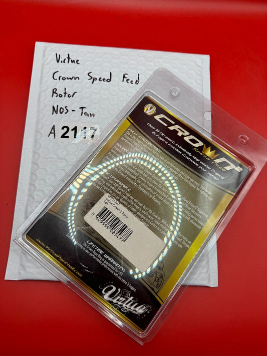 Virtue Crown Speed Feed Rotor  NOS-Tan