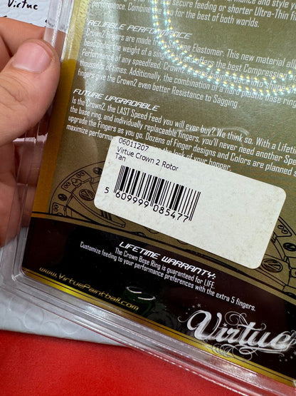 Virtue Crown Speed Feed Rotor  NOS-Tan