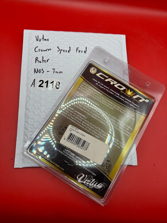 Virtue Crown Speed Feed Rotor  NOS-Tan