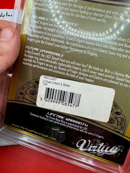 Virtue Crown Speed Feed Rotor  NOS-Tan