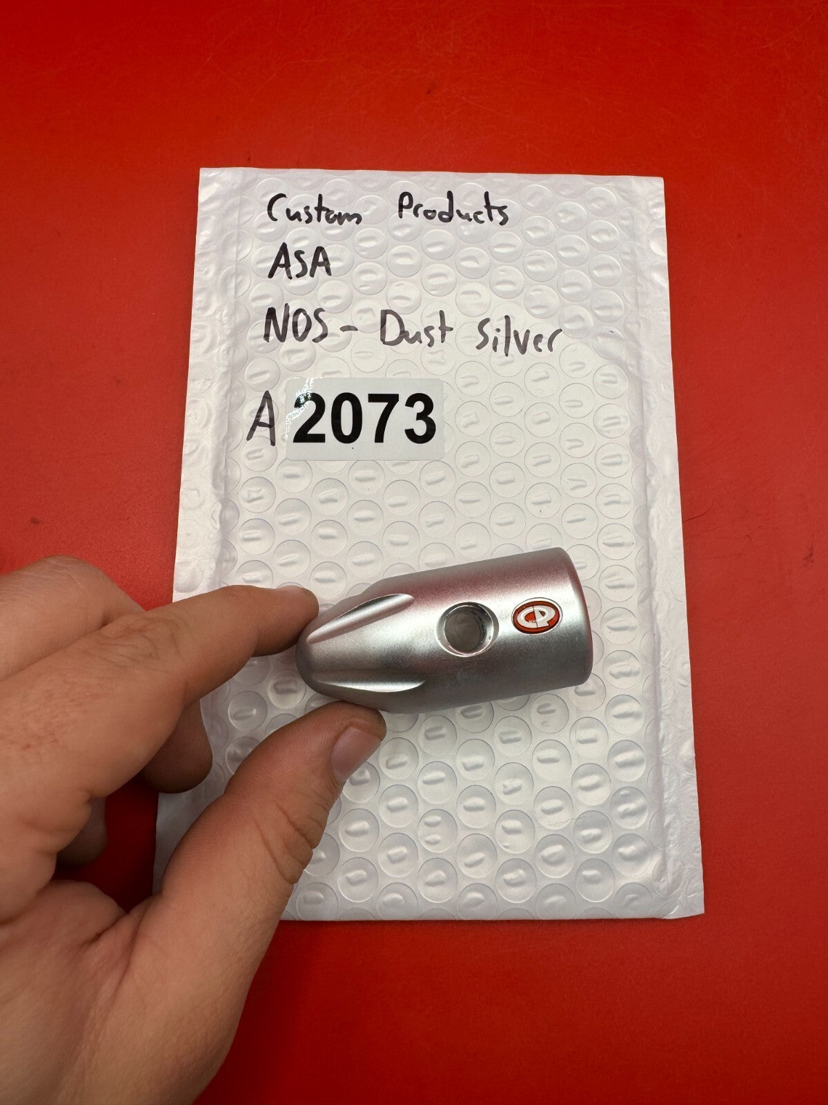 Custom Products ASA NOS-Dust Silver - used paintball on/off asa - dust silver