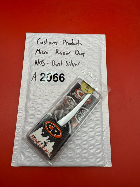 Custom Products Micro Razor Drop NOS-Dust Silver - used paintball drop forward - dust silver