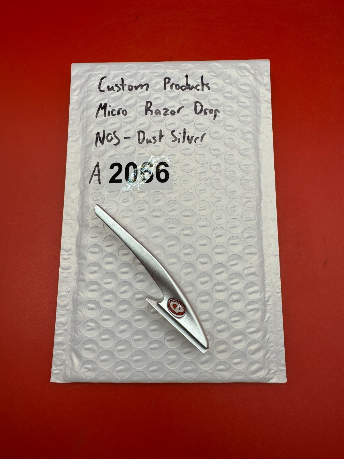 Custom Products Micro Razor Drop NOS-Dust Silver - used paintball drop forward - dust silver