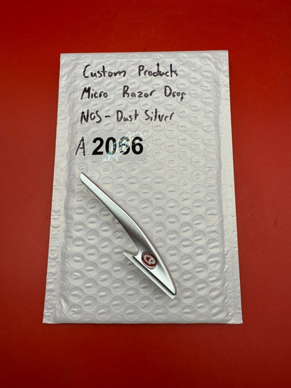 Custom Products Micro Razor Drop NOS-Dust Silver - used paintball drop forward - dust silver