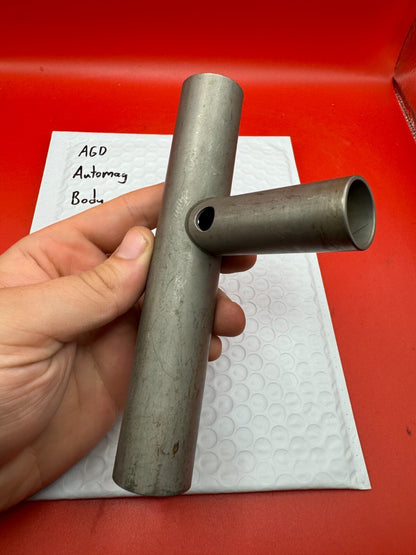 AGD Automag Body - used paintball marker body - raw aluminum