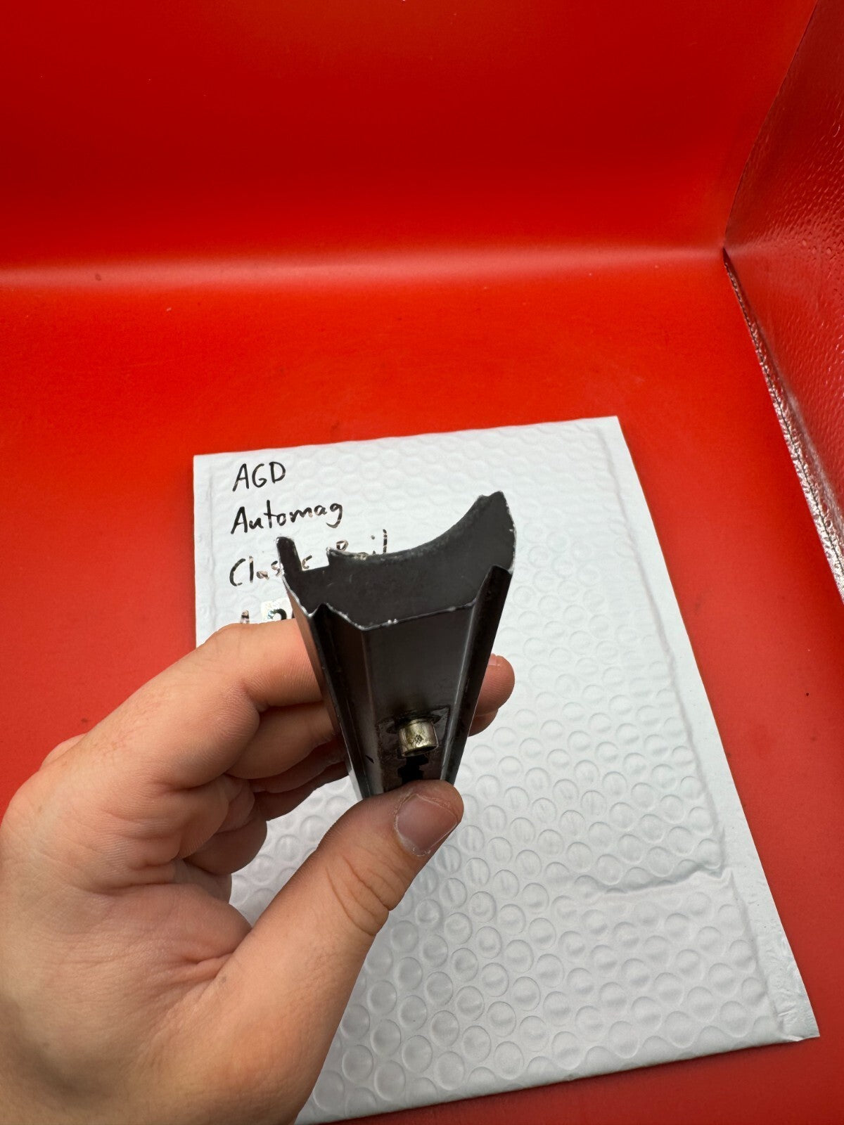 AGD Automag Classic Rail - used paintball rail - black