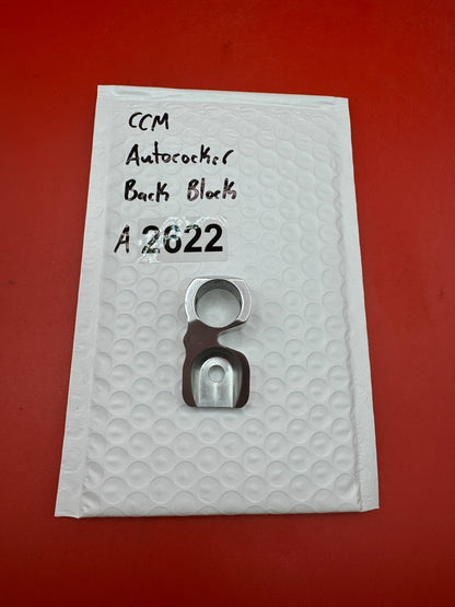 CCM AUtococker Back Block - used paintball back block - silver