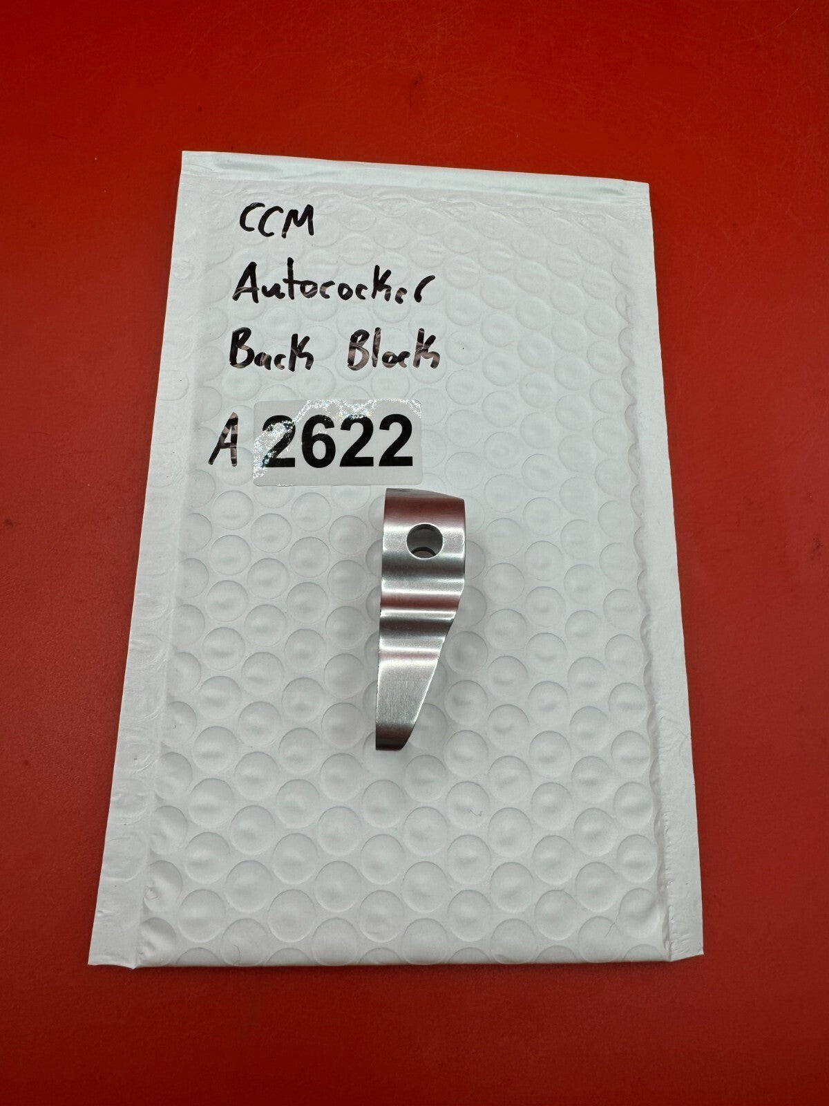 CCM AUtococker Back Block - used paintball back block - silver